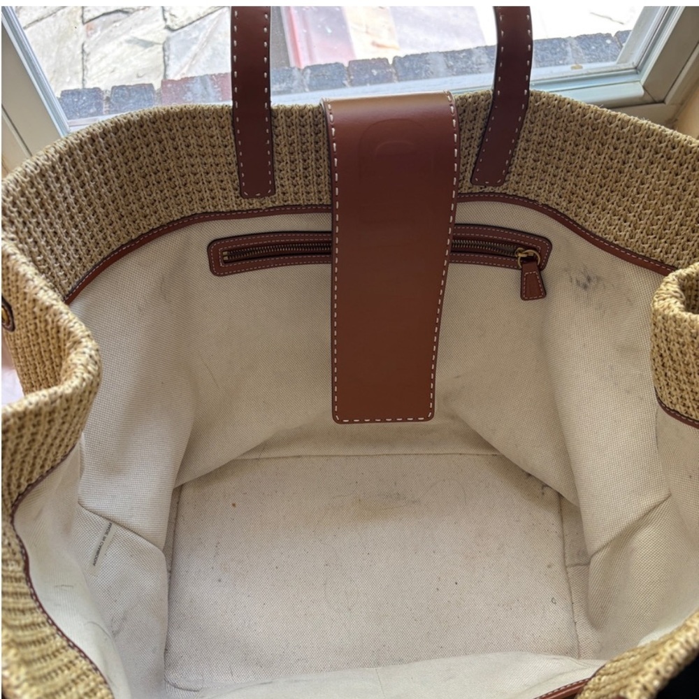 STAUD Mercato Raffia-Effect Tote - Picture 7 of 9